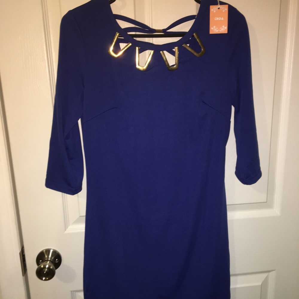 Blue dress